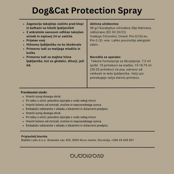 Dog&Cat Protection Spray (2x100ml)